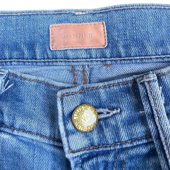 Mother Insider Crop Step Fray Jeans in Shake Well – 24