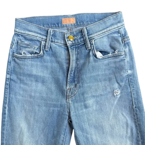 Mother Insider Crop Step Fray Jeans in Shake Well – 24