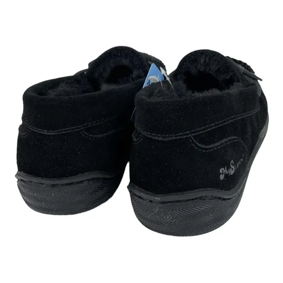 MySlippers Leather Moccasin Slippers Sz8
