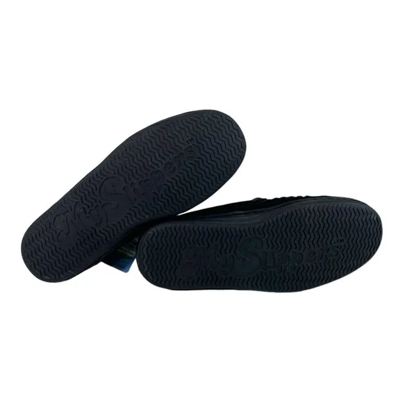 MySlippers Leather Moccasin Slippers Sz8
