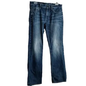 N56 Helix Slim Bootcut Medium Wash Jeans Size 30 Distressed Western Cowboy Y2K