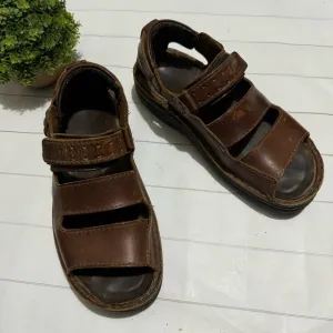 NAOT Brown Leather Fisherman Comfort Sandals Mens Size EU 43 US 10