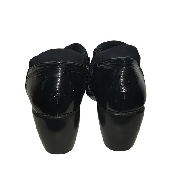 Naot Gleam Crinkled Patent Leather Bootie, 41
