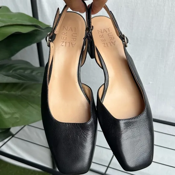 Naturalizer Jayla Slingback Pump Square Toe Low Heels / Size 6.5