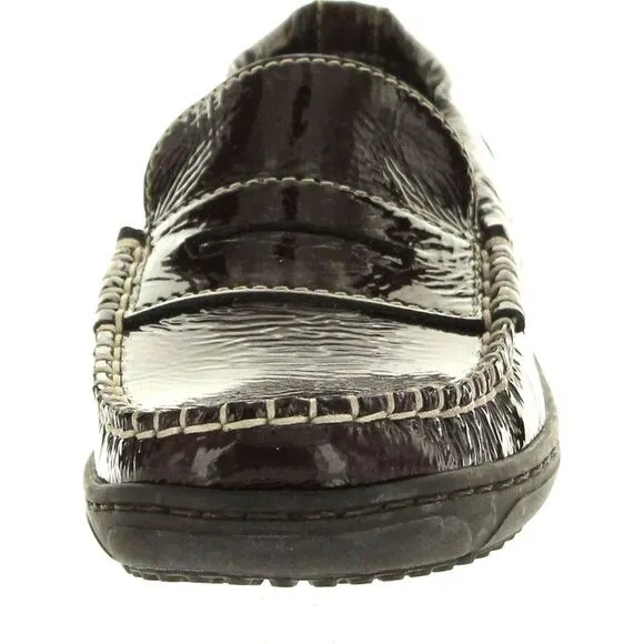 Naturino Polo Brown Patent ChildG flats-shoes 34 NEW