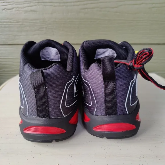 NAUTILUS N2422 COMPOSITE TOE SLIP-RESISTANT ATHLETIC WORK SHOES Red MENs Size 10