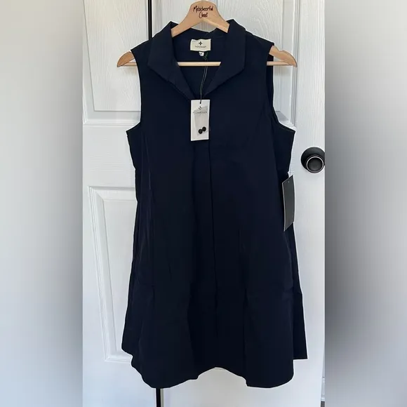 Navy Sleeveless Charlie DressTUCKERNUCK