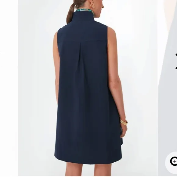 Navy Sleeveless Charlie DressTUCKERNUCK
