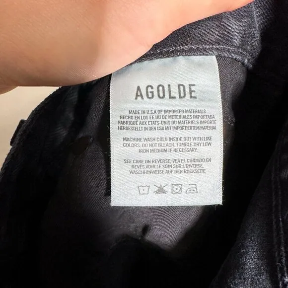 NEW AGOLDE Lana Mid Rise Vintage Straight Jean Size 32