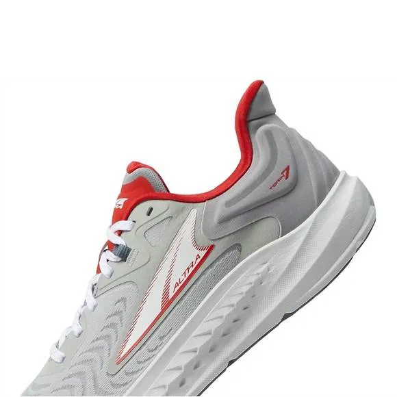 NEW ALTRA men's torin 7 running shoes in grey/red