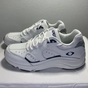 NEW Apex OHI White Leather Low-Top Sneakers Men’s Size 13 Lace-Up Comfort