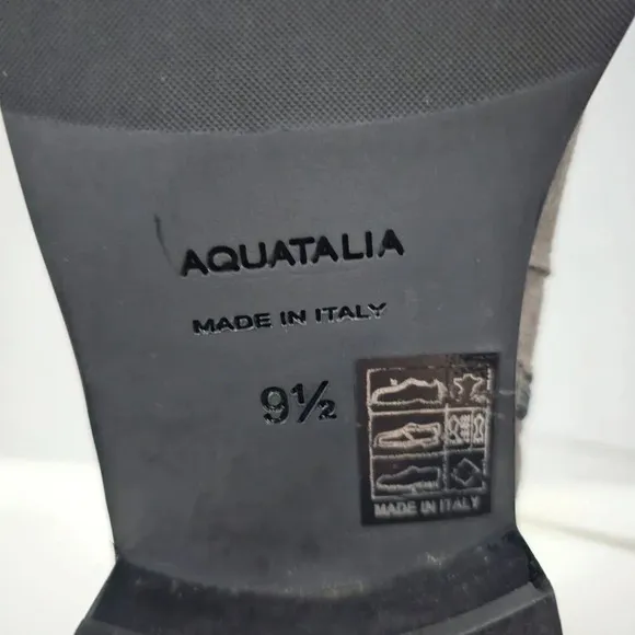 NEW Aquatalia Colbie Ankle Bootie Western Gray Suede Size 9.5
