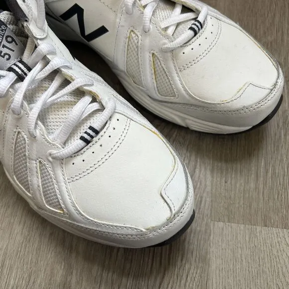 New Balance 519 Mens 9 Cross Training Shoes White Athletic Sneakers MX519WG2