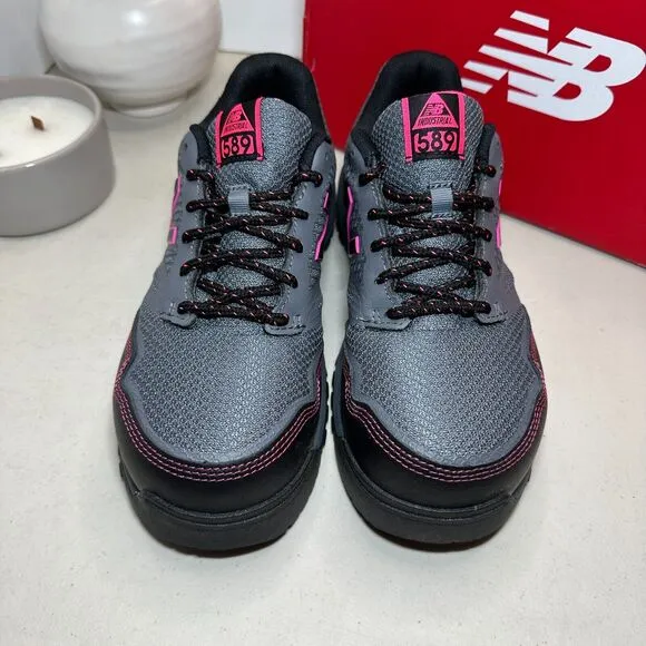 New Balance 589V1 Industrial Slip Resistant Composite Toe Shoe Gray Women 8 NWB