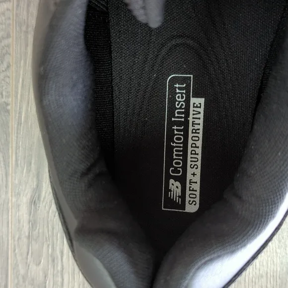 New Balance 608 Men's Black Slip Resistant Shoes Size 17