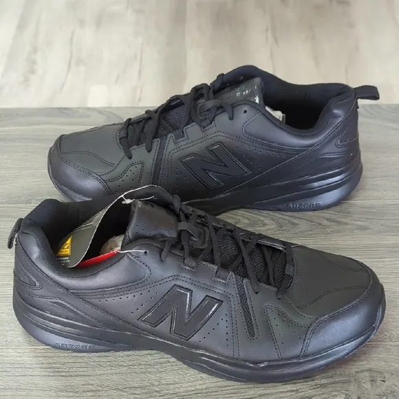 New Balance 608 Men's Black Slip Resistant Shoes Size 17