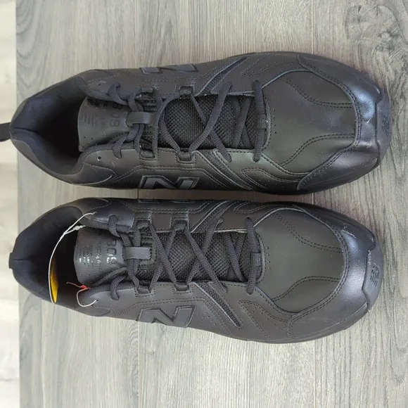 New Balance 608 Men's Black Slip Resistant Shoes Size 17