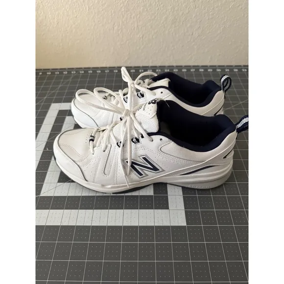 New Balance 608 Size 12.5 Training Shoes Comfort Insert White Sneakers Dad Shoes