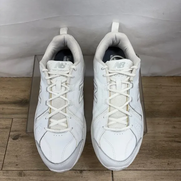 New Balance 608 V5 Cross Trainer Size 11 2E - White Casual Comfort
