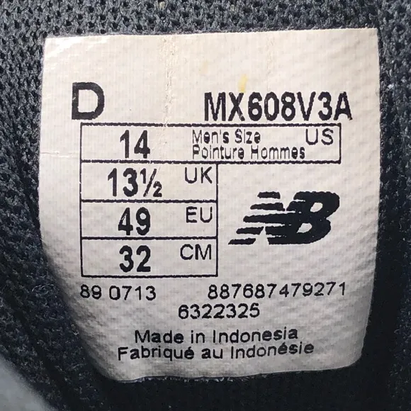 New Balance 608v3 Training Shoes 14D