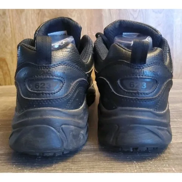 New Balance 623 Athletic Shoes Slip &amp; Oil Resistant Mens Size 10 Black