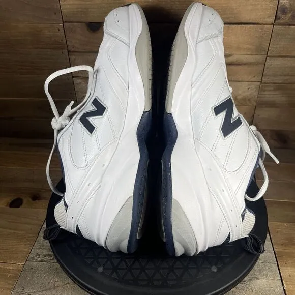 New Balance 624 Mens Sz 11.5 2E White Navy Cross Training Lace Up Shoes MX624WN2