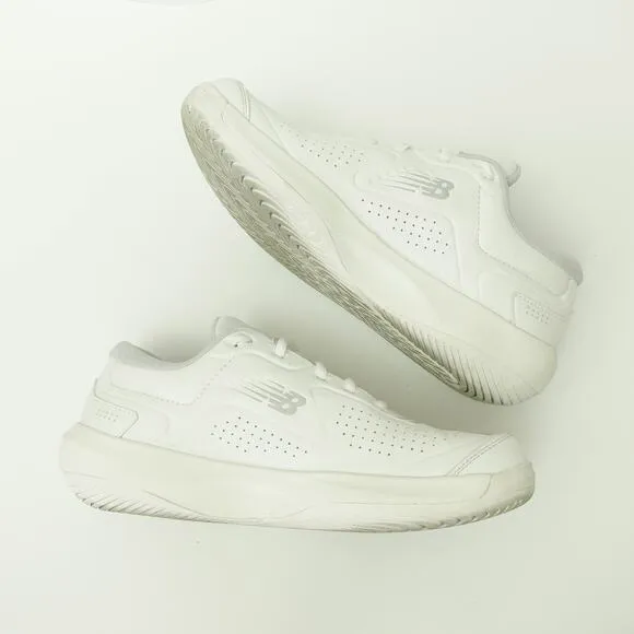 New Balance 696 V5 Tennis Pickleball Shoes Court Athletic White Wide W10D/ M8.5