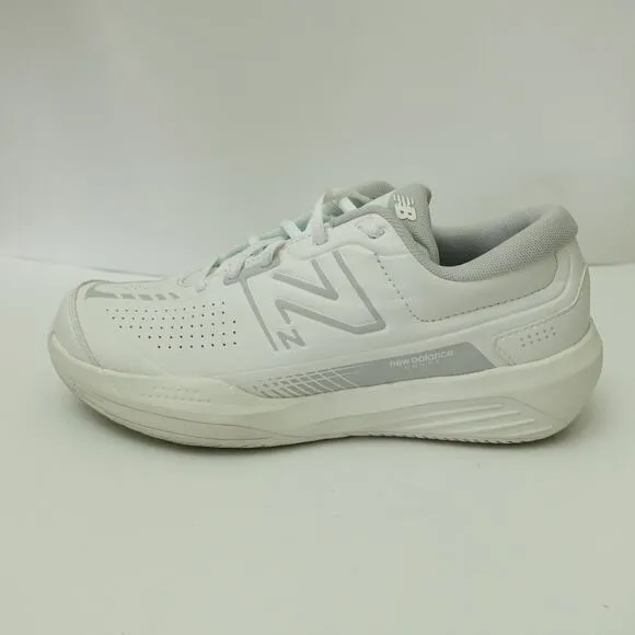 New Balance 696 V5 Tennis Pickleball Shoes Court Athletic White Wide W10D/ M8.5