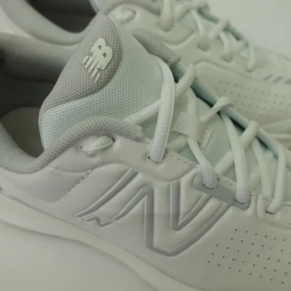 New Balance 696 V5 Tennis Pickleball Shoes Court Athletic White Wide W10D/ M8.5
