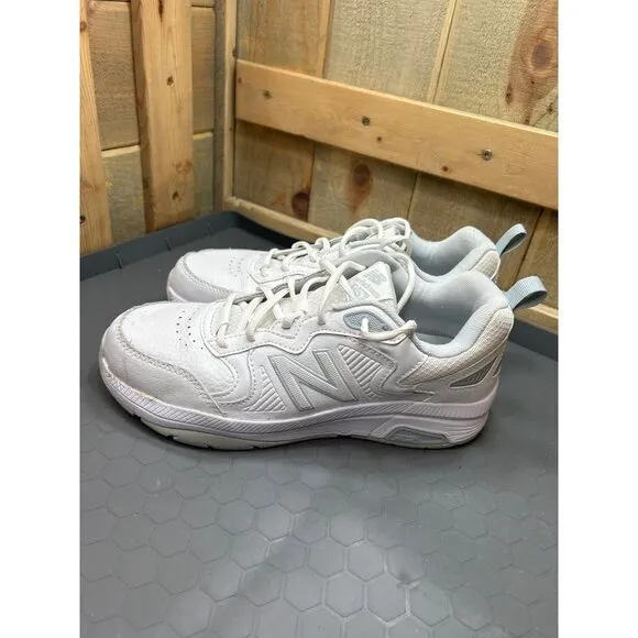 New Balance 857 Womens Training Shoes White Athletic Sneakers Size 10.5