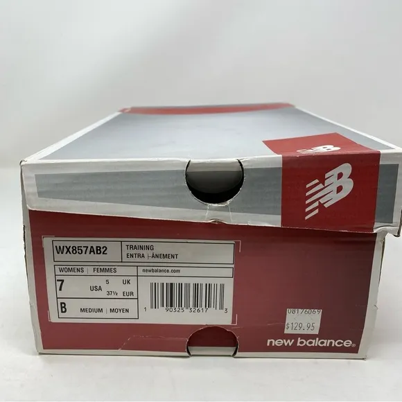 New Balance 857v2 All Black WX857AB2 Cross Training Shoes