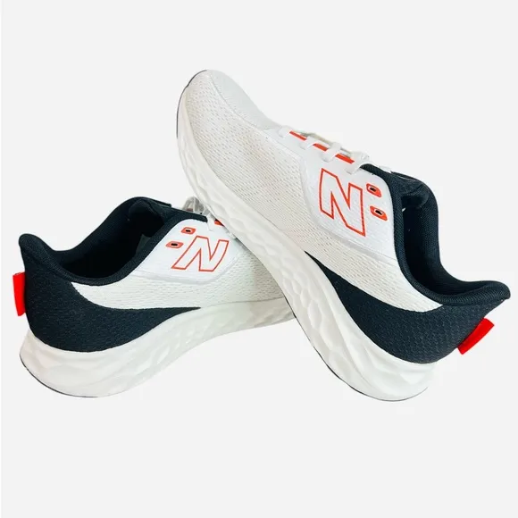 New Balance Fresh Foam Arishi V4 Running Shoes White/Black/Red Mens Sz 11