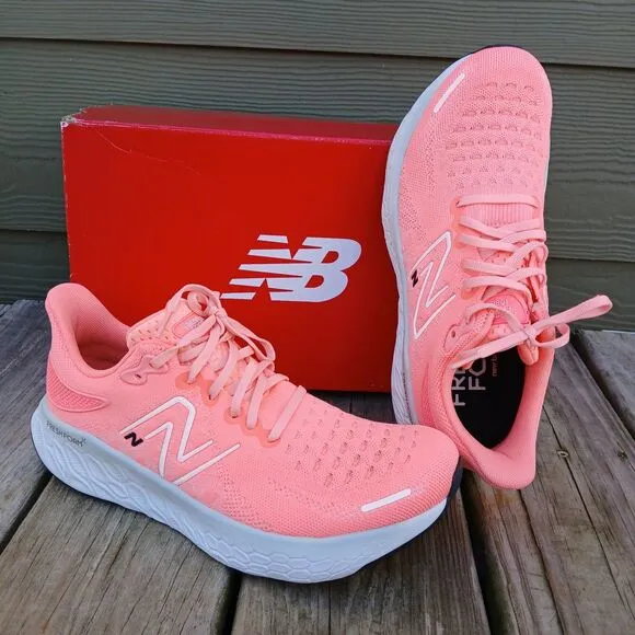 New Balance Fresh Foam X 1080v12 Women’s Running Shoes 10.5 Grapefruit Pink