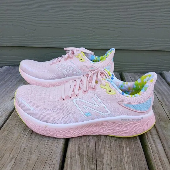 New Balance Fresh Foam X 1080v12 Women’s Running Shoes Pink Haze Lace Up 10.5 B