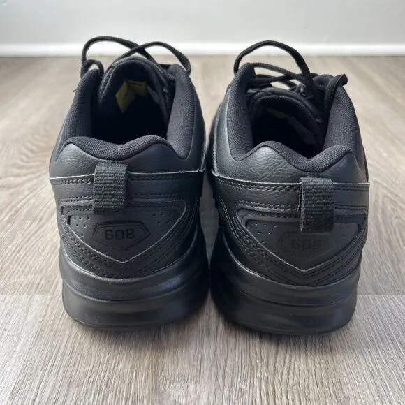 New Balance Mens 10 4E Cross Trainer Athletic Shoes Black No Slip MX608AB5 EUC