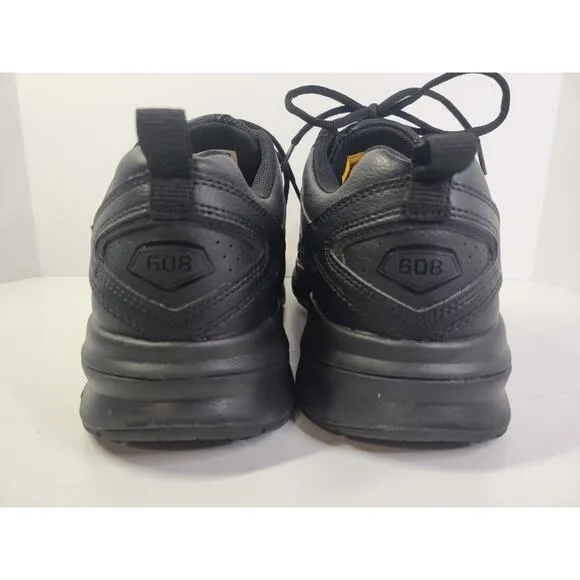 New Balance Mens 608 V5 MX608AB5 Black Running Shoes Sneakers Size 11 2E