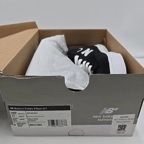 New Balance Numeric 417 Franky Villani Men black/white 11.