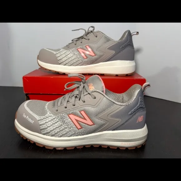 New Balance Speedware Composite Toe Industrial Shoe Beige/Desert Flower Womans 9