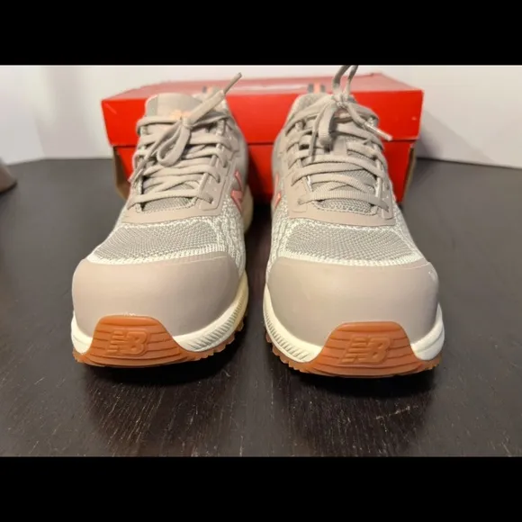 New Balance Speedware Composite Toe Industrial Shoe Beige/Desert Flower Womans 9