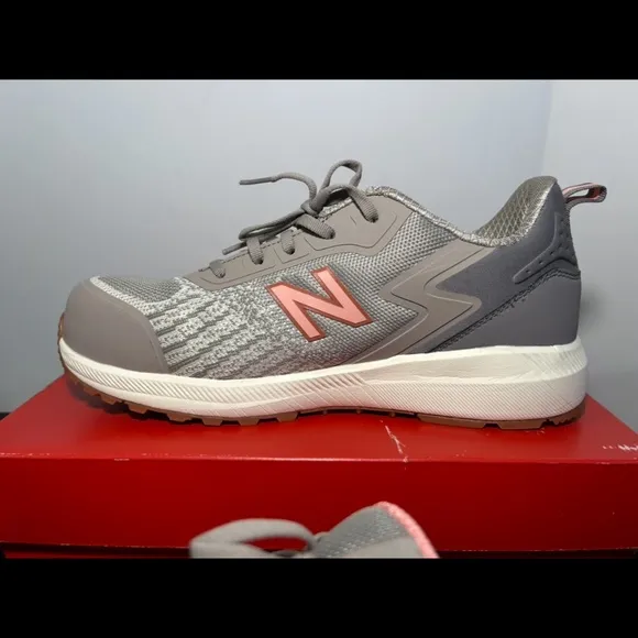 New Balance Speedware Composite Toe Industrial Shoe Beige/Desert Flower Womans 9