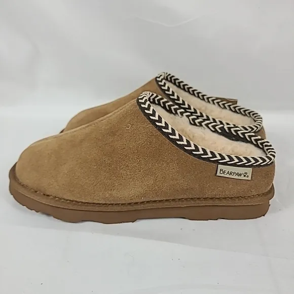 NEW Bearpaw Tabitha Women's Indoor &amp; Outdoor Slippers Hickory ii 220 Sz 8 NIB