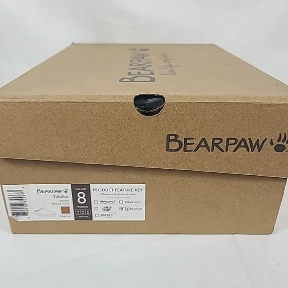NEW Bearpaw Tabitha Women's Indoor &amp; Outdoor Slippers Hickory ii 220 Sz 8 NIB