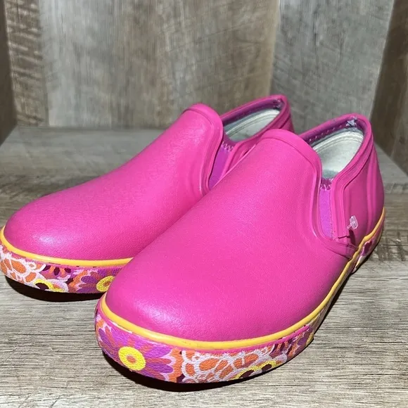NEW Bogs Slip-on Rain Shoes Burnside Waterproof Low Top