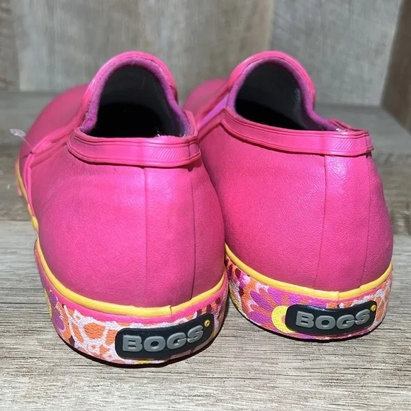 NEW Bogs Slip-on Rain Shoes Burnside Waterproof Low Top