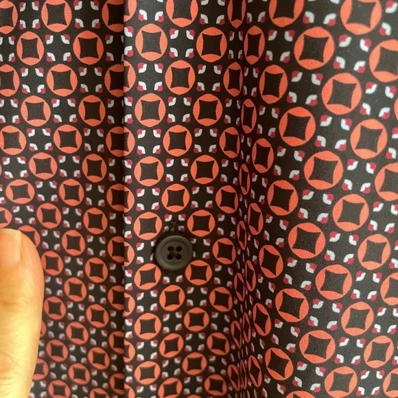 New BOSS long sleeve button down slim fit stretch performance shirt size medium
