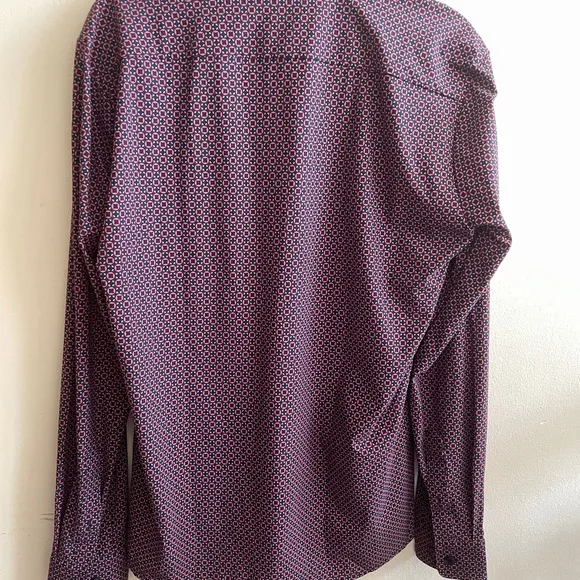 New BOSS long sleeve button down slim fit stretch performance shirt size medium