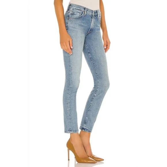 NEW CITIZENS OF HUMANITY skyla mid rise cigarette jeans in mirja