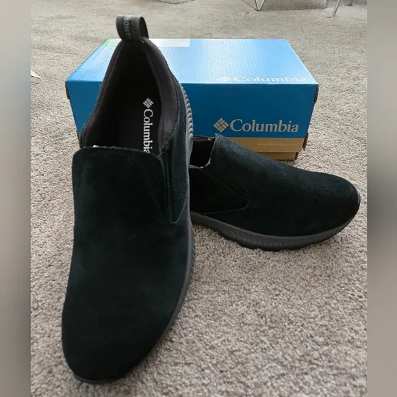 NEW Columbia Landroamer Camper Slip-On Casual Shoes Black Men’s US 10 Outdoor