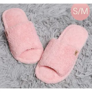 New Comfylux Pink Open Toe Soft Home Indoor Slippers Size S/M