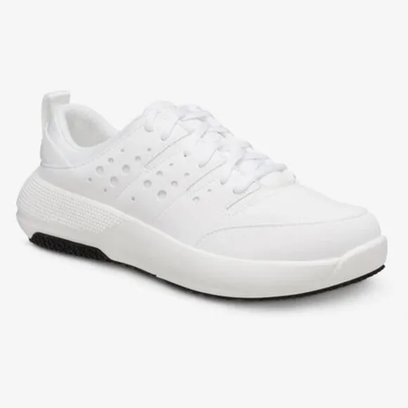 New Crocs On The Clock Men's Sneaker Slip Resistant Work Shoes White